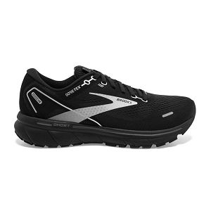 Brooks Ghost 14 GTX Road Running Shoes - Womens, Black/White | IE-OMF650732